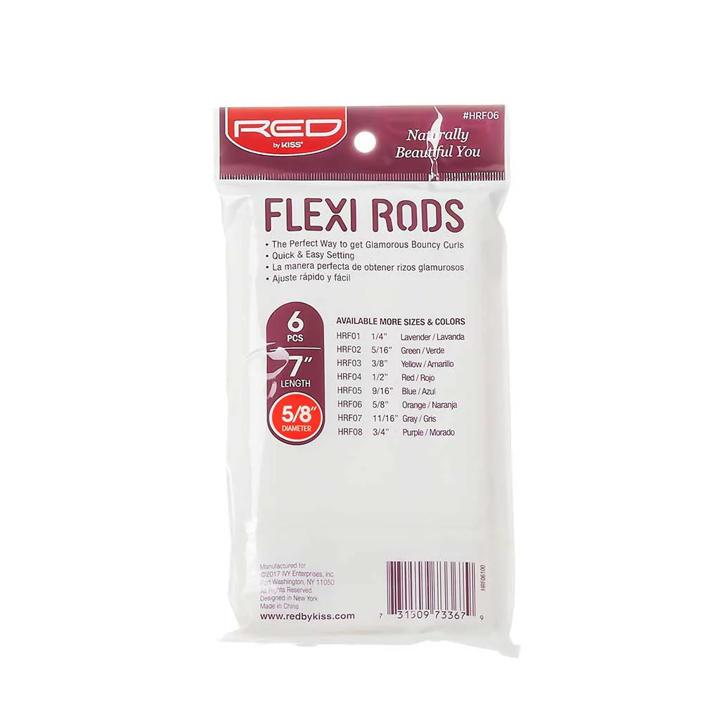 RED by KISS Flexi Rods 7" Length (6pcs) - Image 29