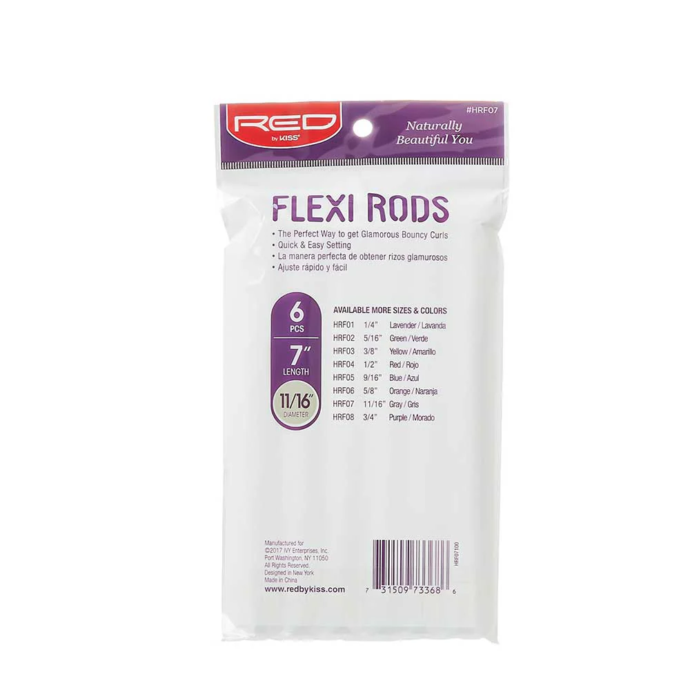 RED by KISS Flexi Rods 7" Length (6pcs) - Image 34