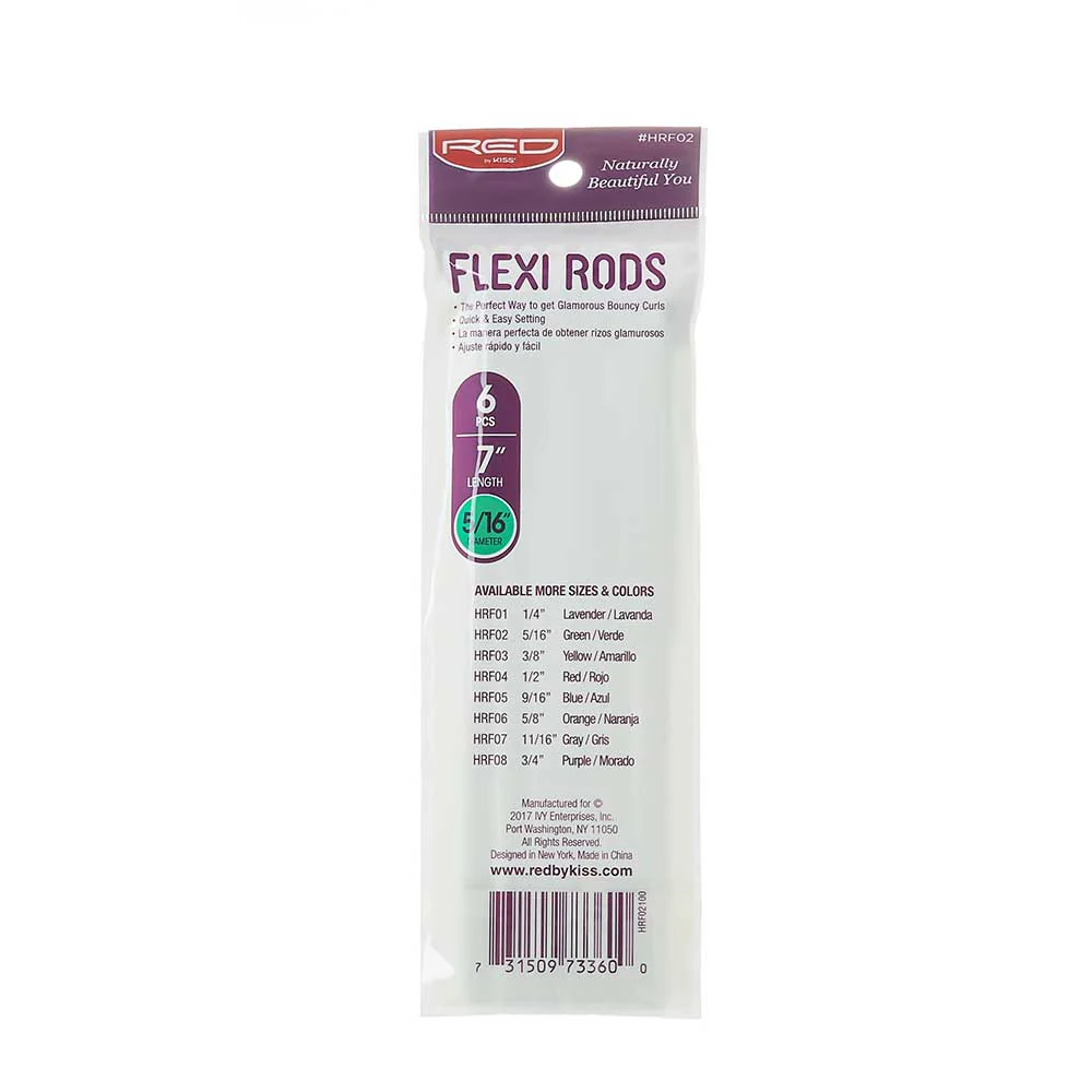 RED by KISS Flexi Rods 7" Length (6pcs) - Image 9