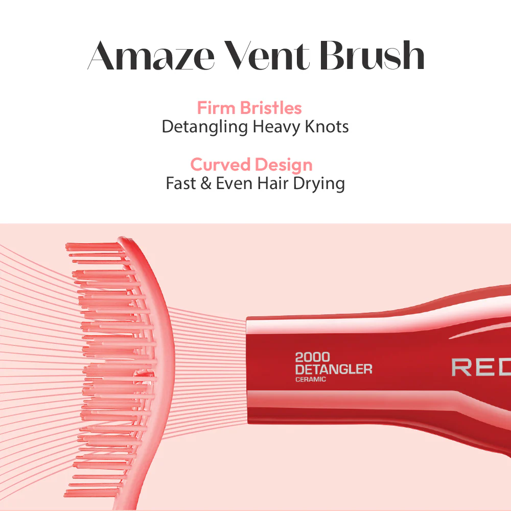 RED by KISS Flexible Amaze Oval Vent Brush - Image 4