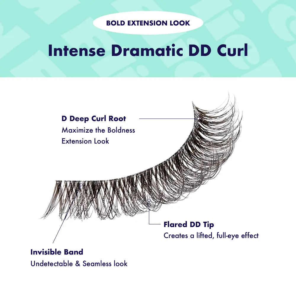 I-ENVY Flick’d LD & DD Curl Strip Lashes – 3 Pairs Fluffy Wispy Multi Pack - Image 10