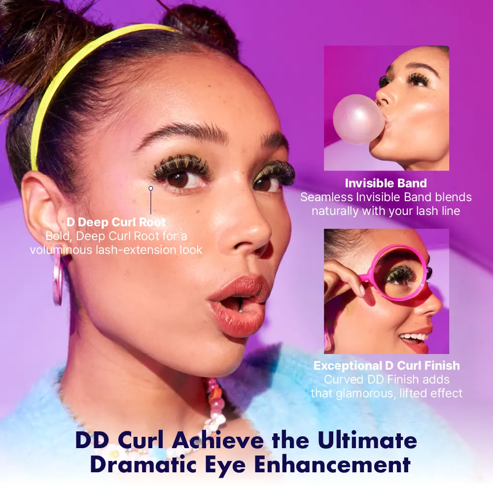 I-ENVY Flick’d LD & DD Curl Strip Lashes – 3 Pairs Fluffy Wispy Multi Pack - Image 9