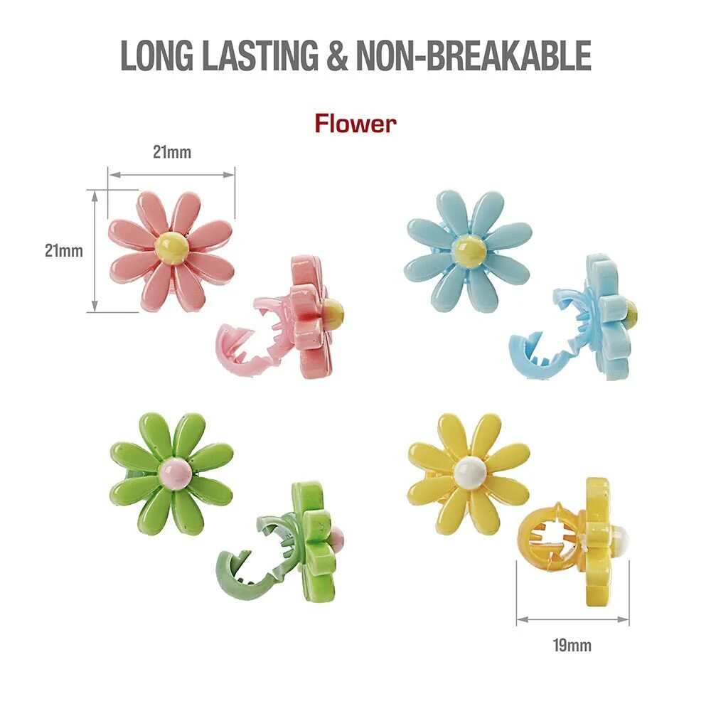 RED by KISS Flower Shaped Hair Beads (12pcs) - Image 3