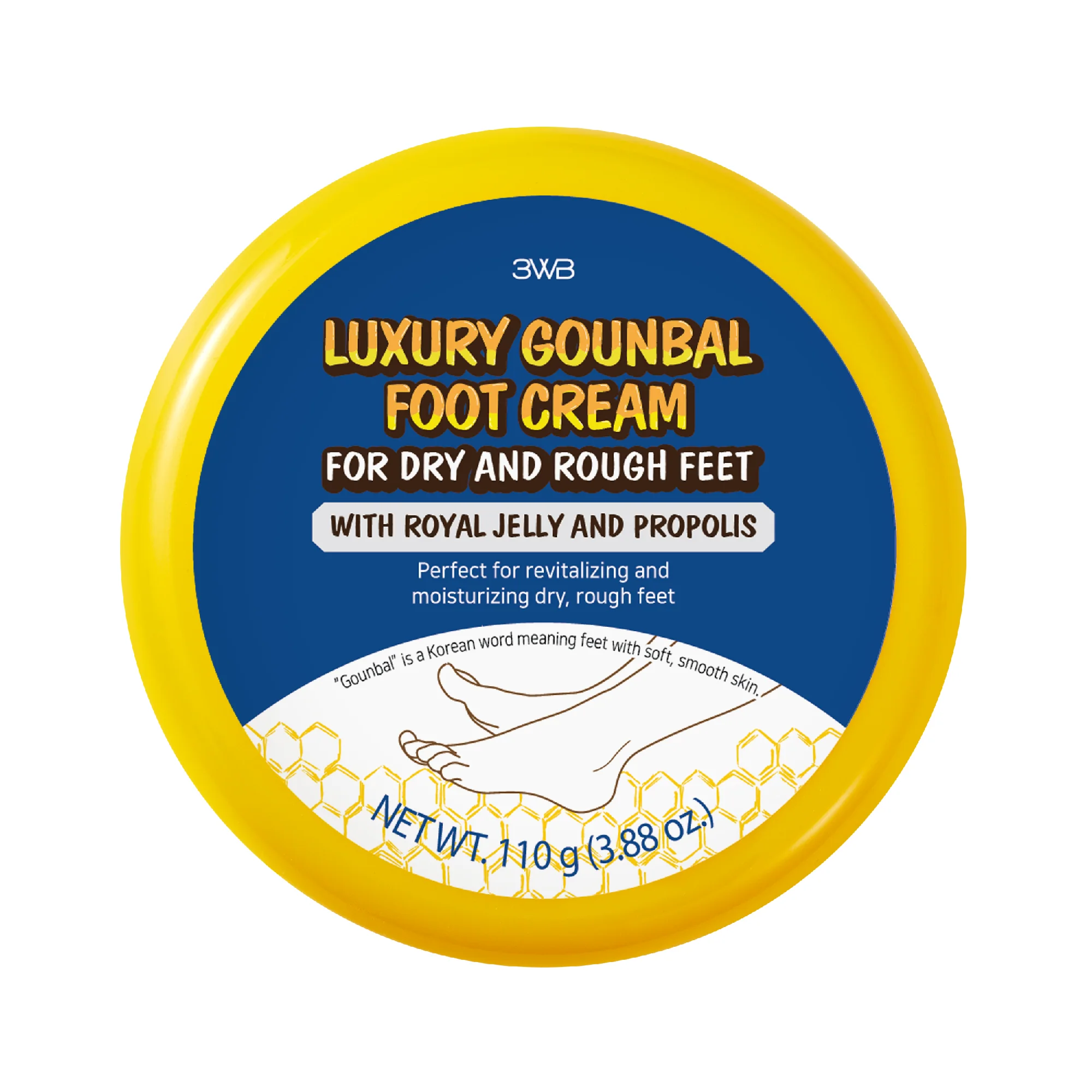 3WB Luxury Foot Cream – Intensive Urea & Propolis Repair for Cracked Heels, Dry Calluses, and Peeling Skin - Image 9