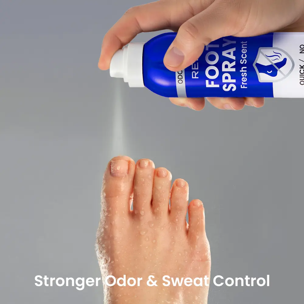 RED by KISS Foot Deodorant Spray – Odor & Sweat Control Foot Spray - Image 5