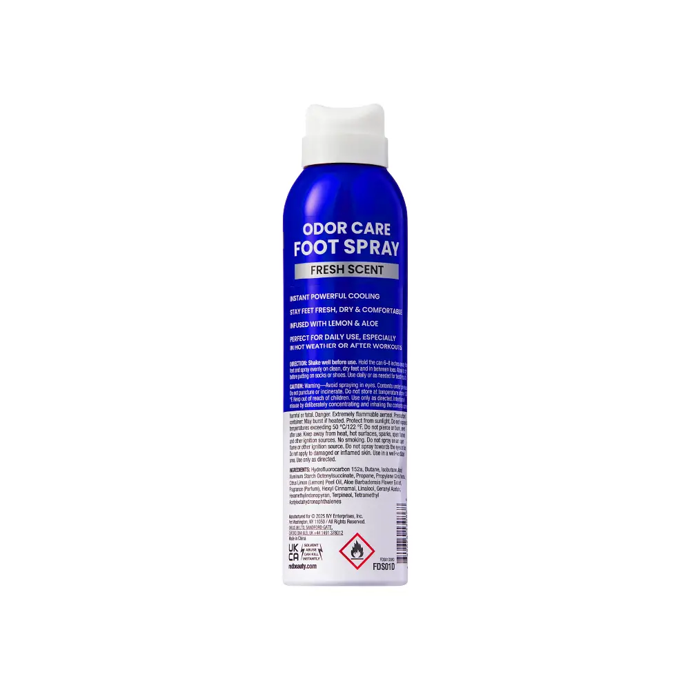 RED by KISS Foot Deodorant Spray – Odor & Sweat Control Foot Spray - Image 9