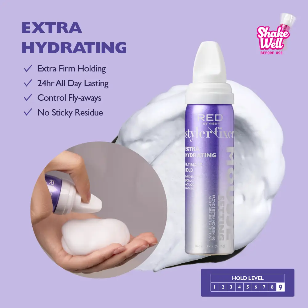 RED by KISS Frizz Control Setting Mousse For Braid And Curls - Image 17