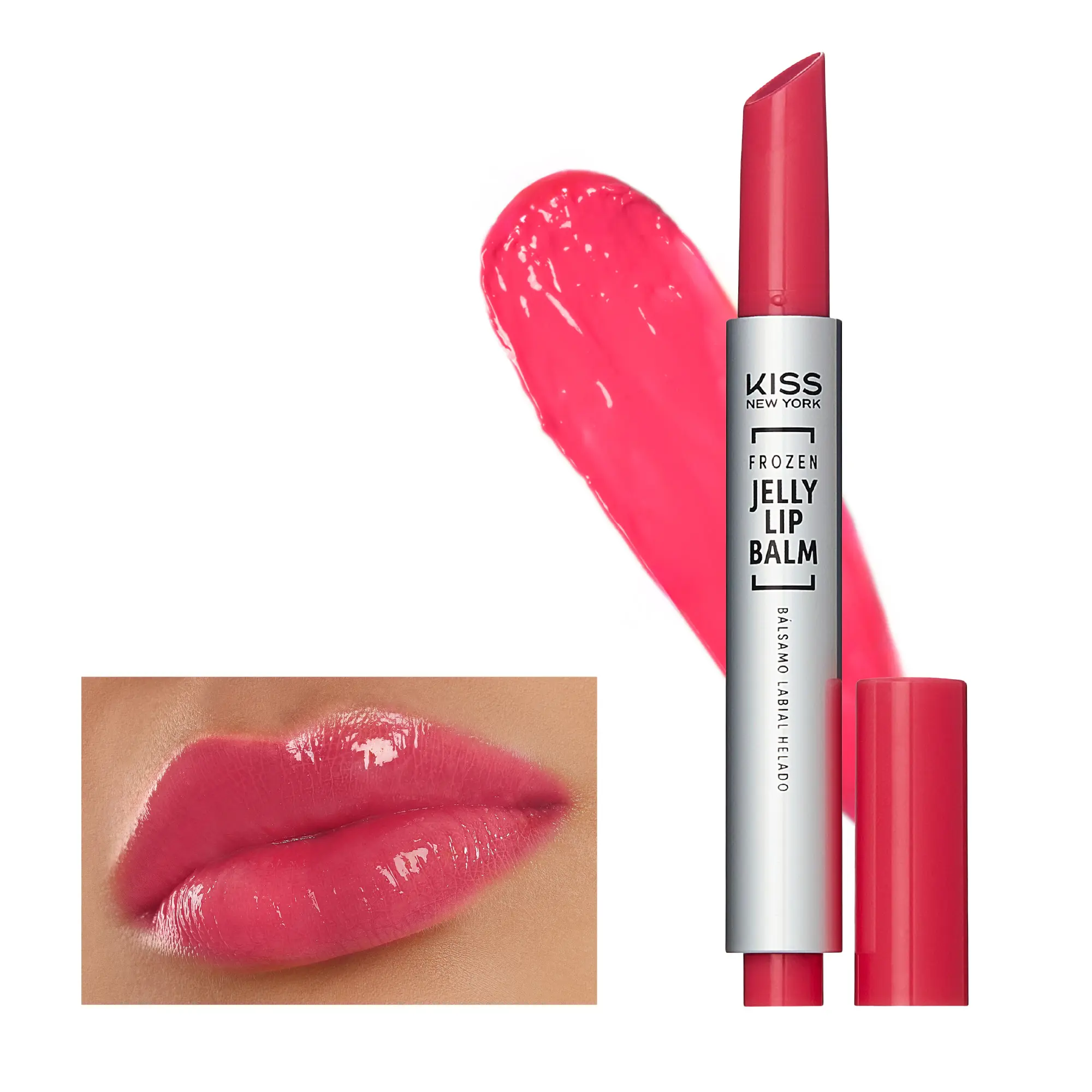 Kiss New York Frozen Jelly Lip Balm Pen - High Shine Lip Gloss for Sheer Tint - Image 10