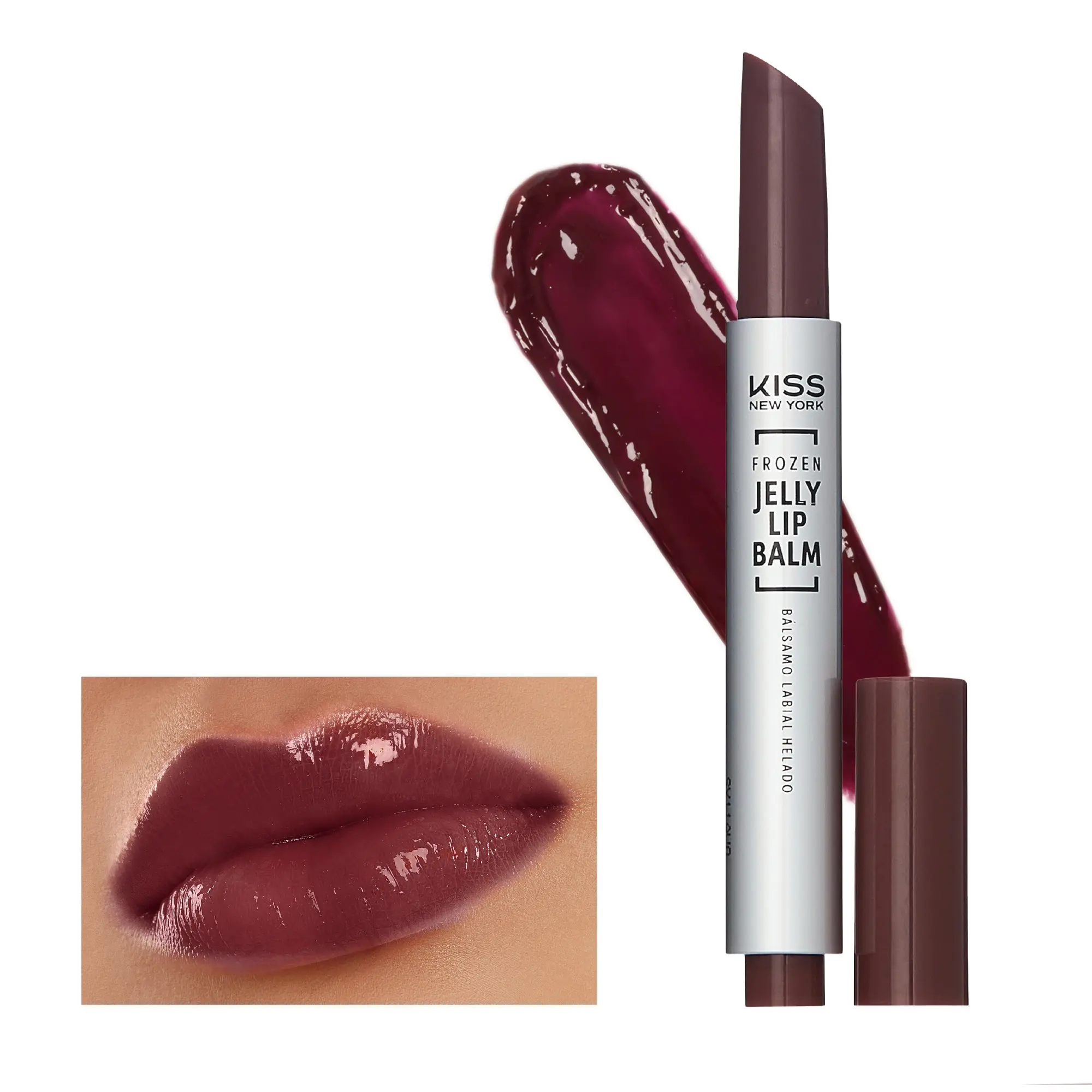 Kiss New York Frozen Jelly Lip Balm Pen - High Shine Lip Gloss for Sheer Tint - Image 11