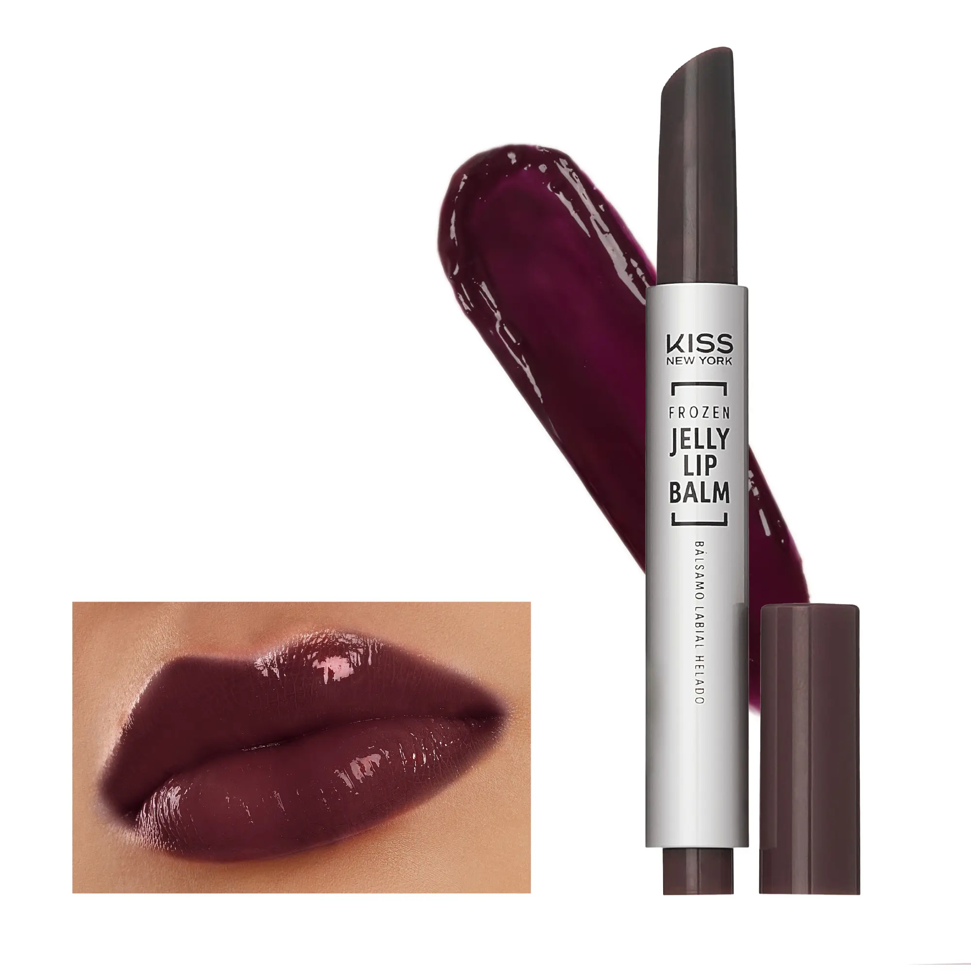 Kiss New York Frozen Jelly Lip Balm Pen - High Shine Lip Gloss for Sheer Tint - Image 12