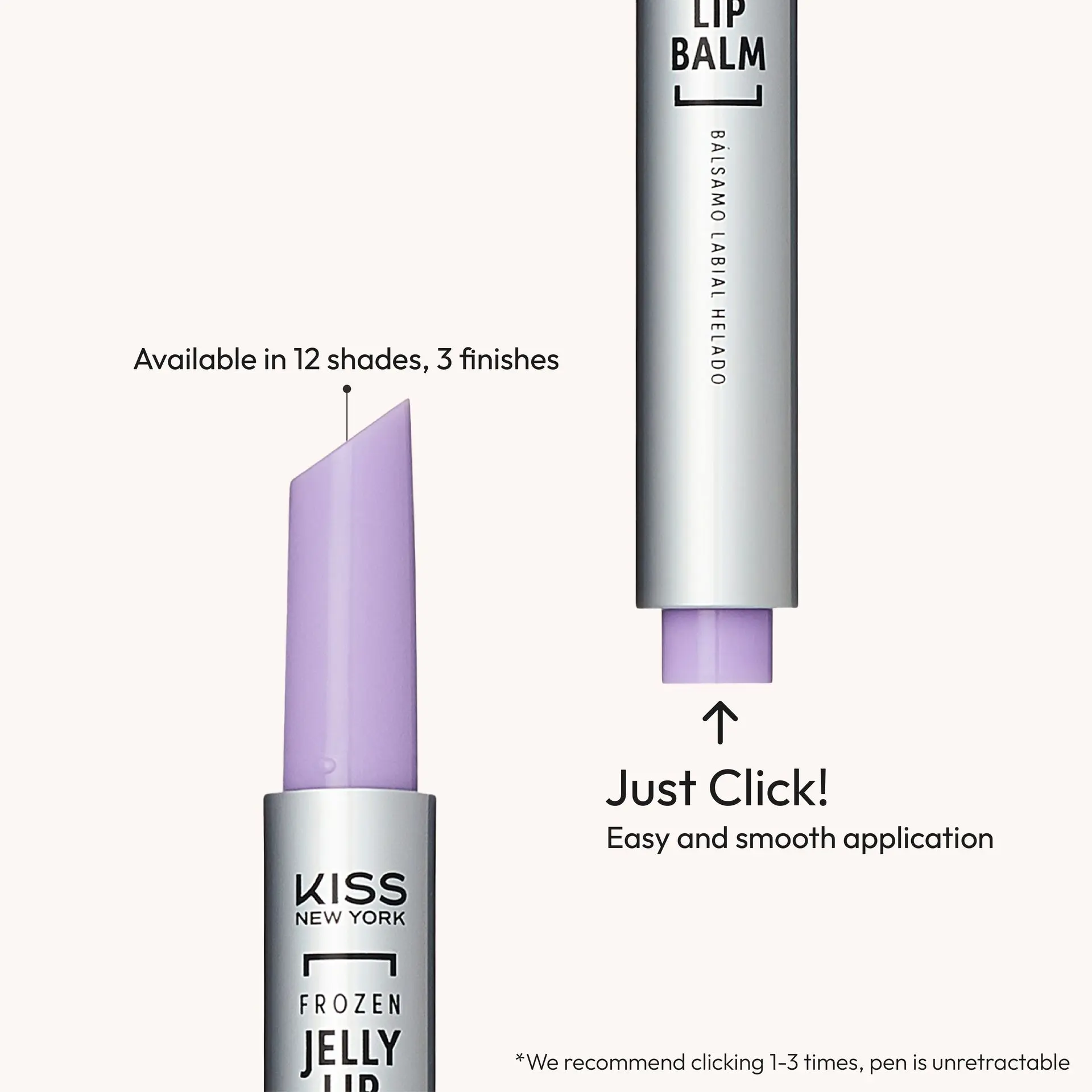 Kiss New York Frozen Jelly Lip Balm Pen - High Shine Lip Gloss for Sheer Tint - Image 36