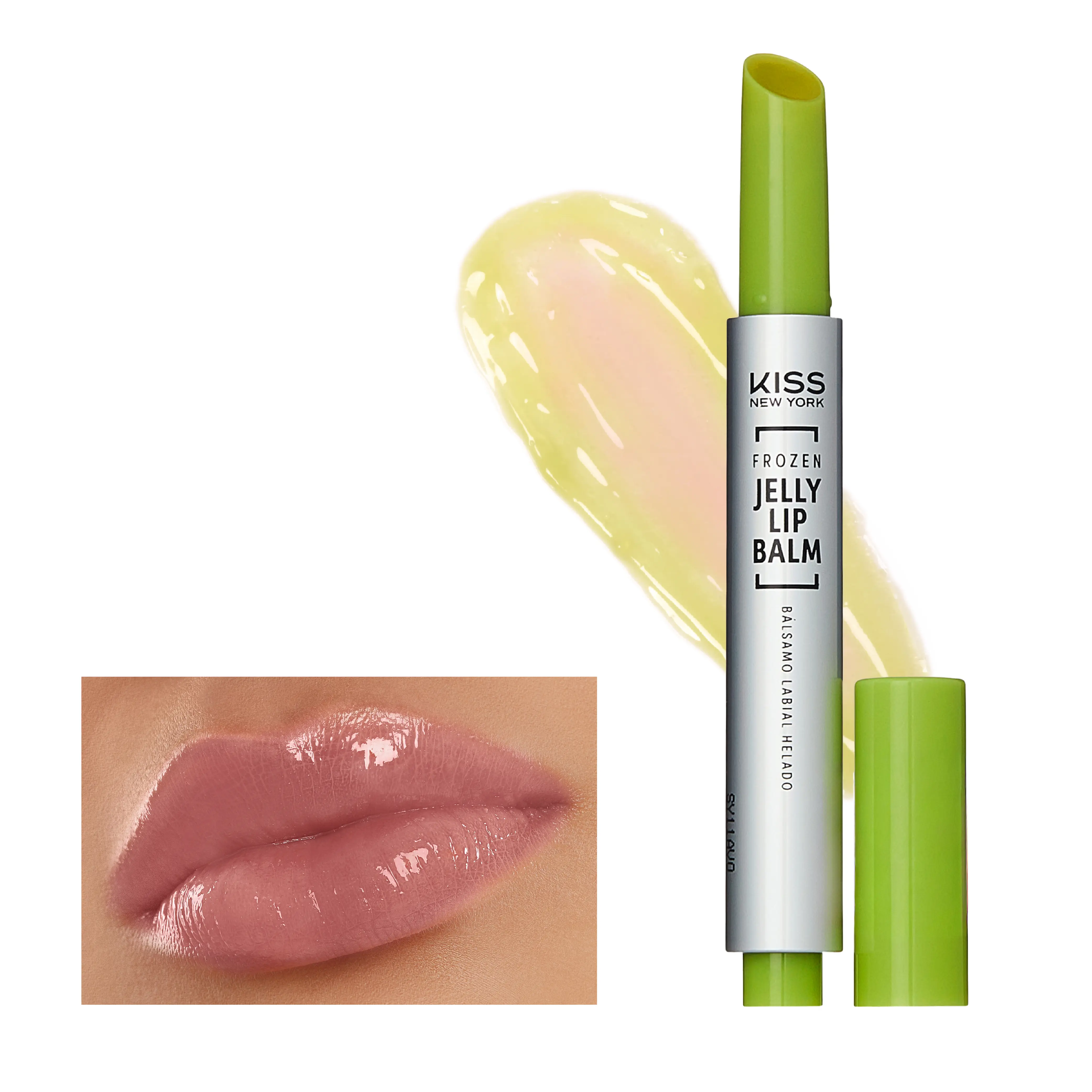 Kiss New York Frozen Jelly Lip Balm Pen - High Shine Lip Gloss for Sheer Tint - Image 5
