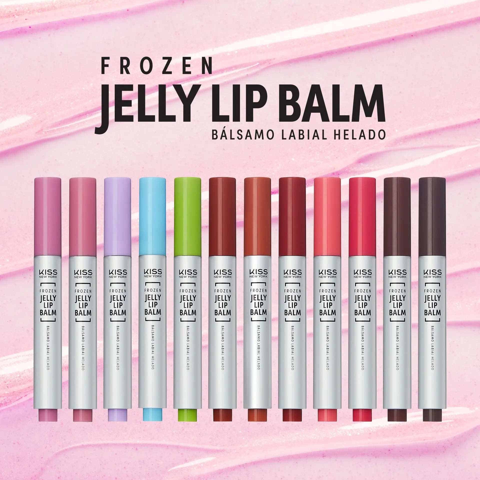 Kiss New York Frozen Jelly Lip Balm Pen - High Shine Lip Gloss for Sheer Tint - Image 65