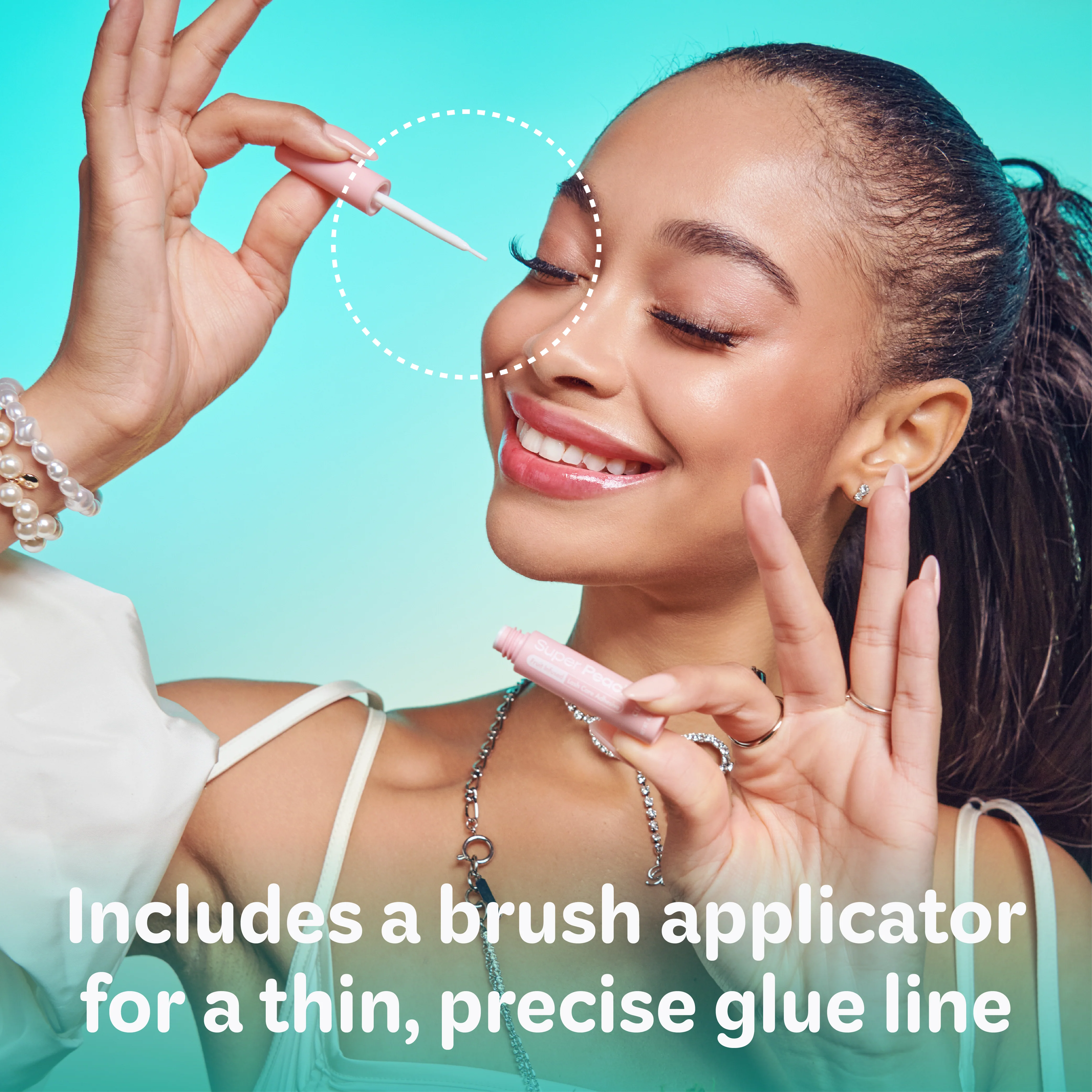 I-ENVY Fruit Infused Eyelash Adhesive – Long Lasting Brush-On Lash Glue - Image 4