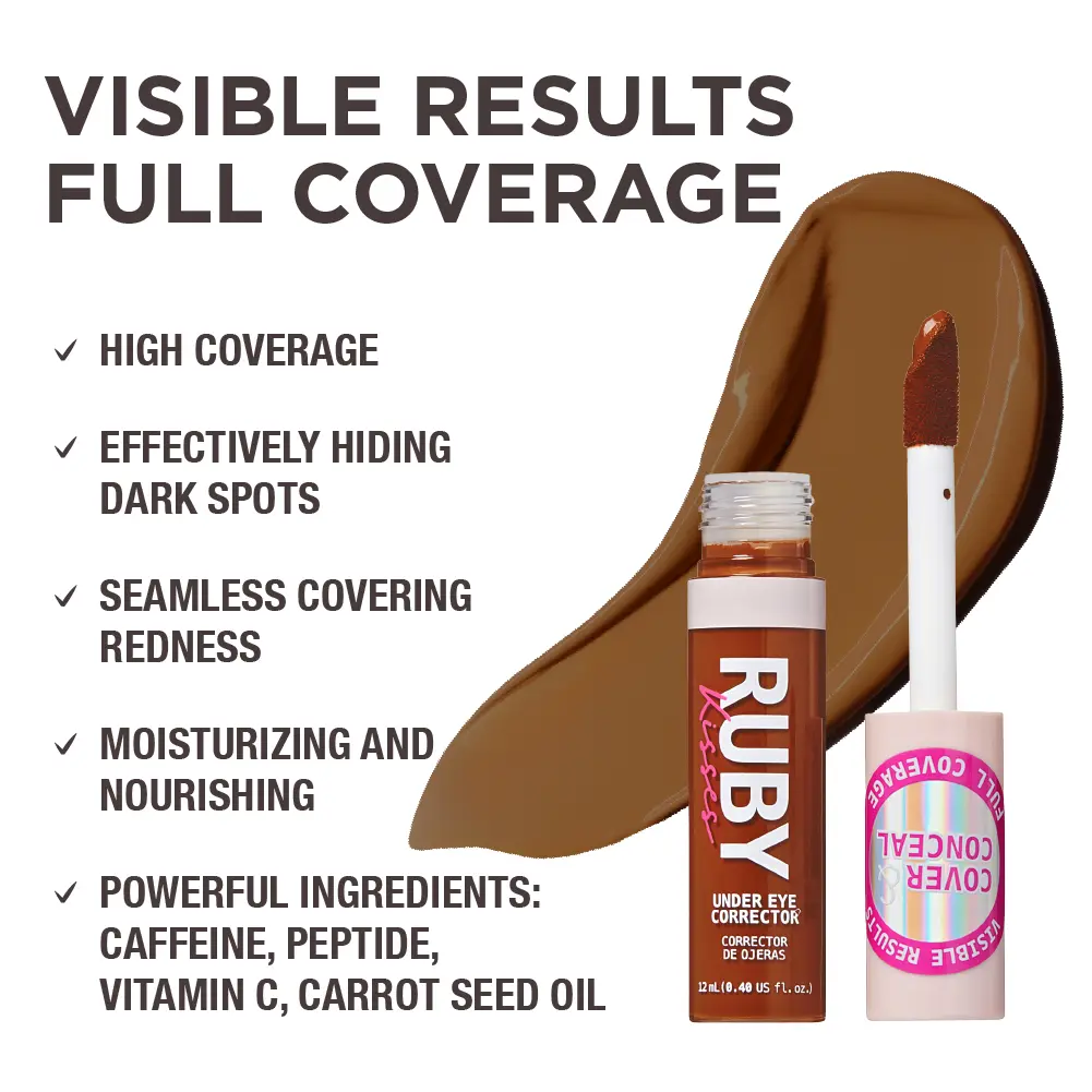 Ivy Beauty Full Coverage Under Eye Concealer for Dark Circles, Redness & Blemishes - Image 121