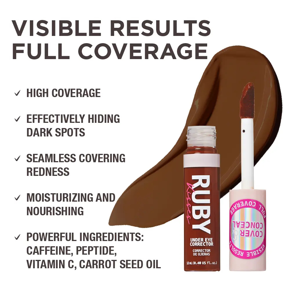 Ivy Beauty Full Coverage Under Eye Concealer for Dark Circles, Redness & Blemishes - Image 135