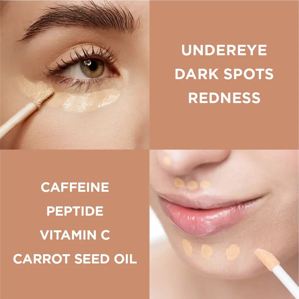 Ivy Beauty Full Coverage Under Eye Concealer for Dark Circles, Redness & Blemishes - Image 136