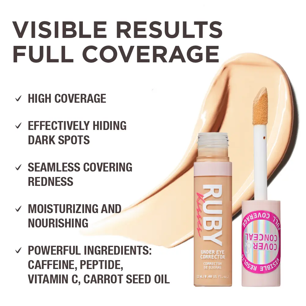 Ivy Beauty Full Coverage Under Eye Concealer for Dark Circles, Redness & Blemishes - Image 16