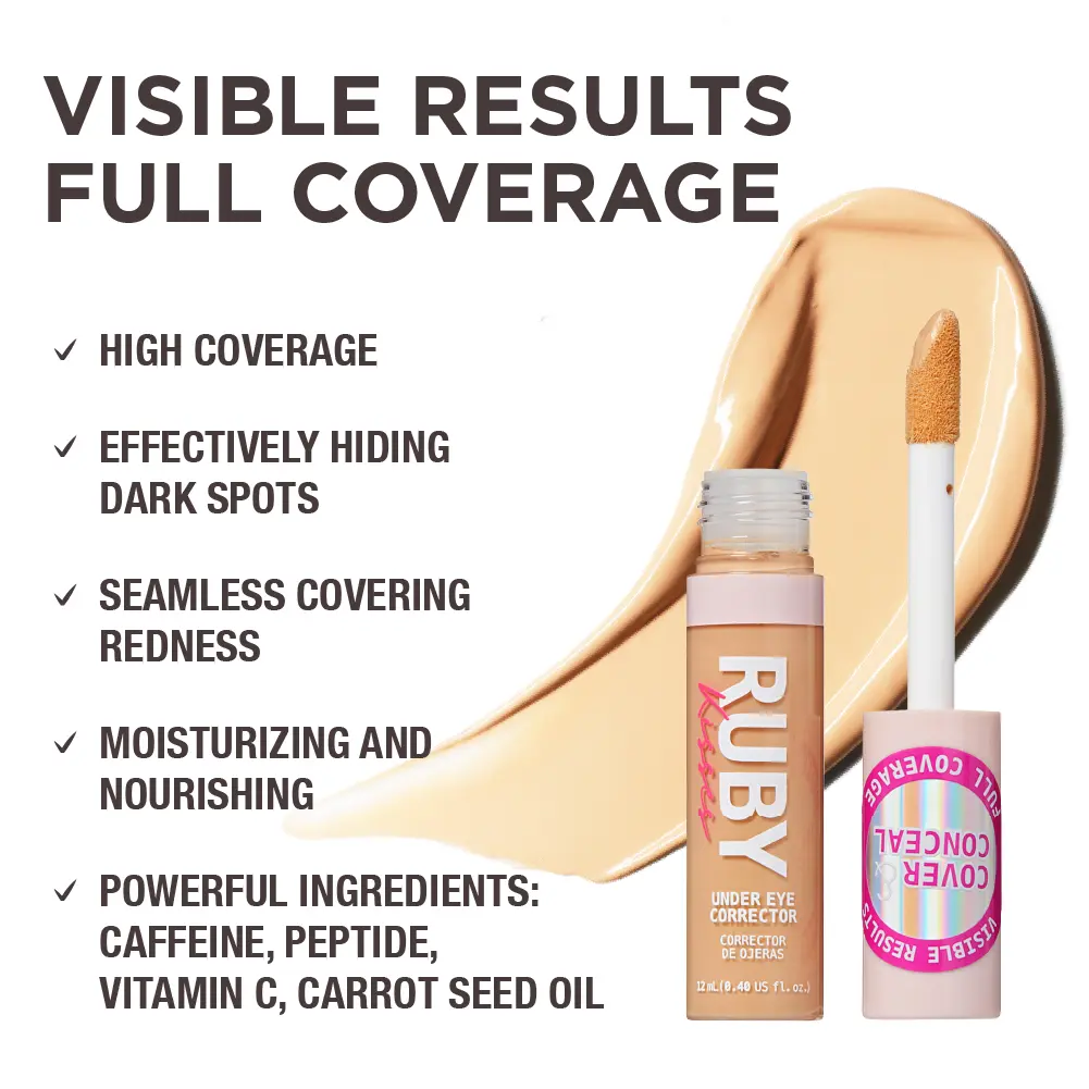Ivy Beauty Full Coverage Under Eye Concealer for Dark Circles, Redness & Blemishes - Image 23