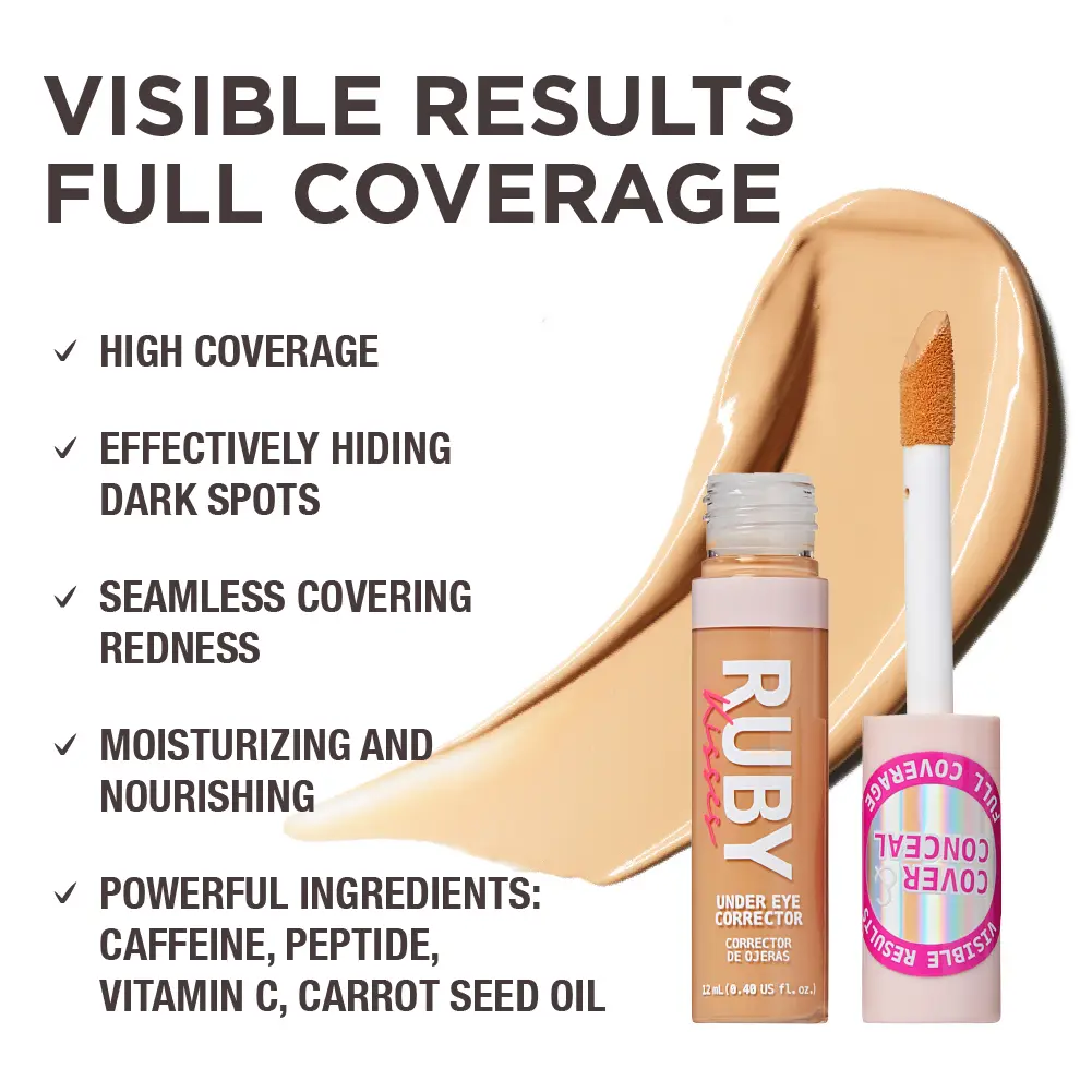 Ivy Beauty Full Coverage Under Eye Concealer for Dark Circles, Redness & Blemishes - Image 30