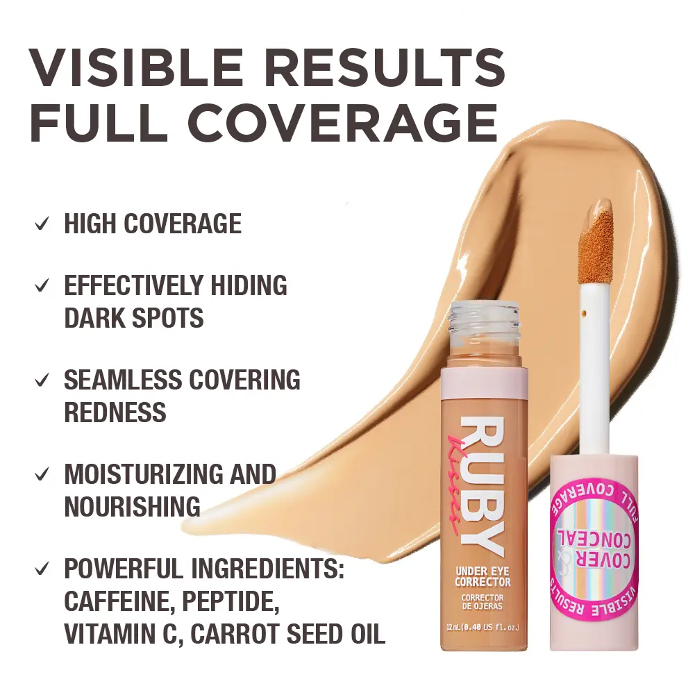 Ivy Beauty Full Coverage Under Eye Concealer for Dark Circles, Redness & Blemishes - Image 37