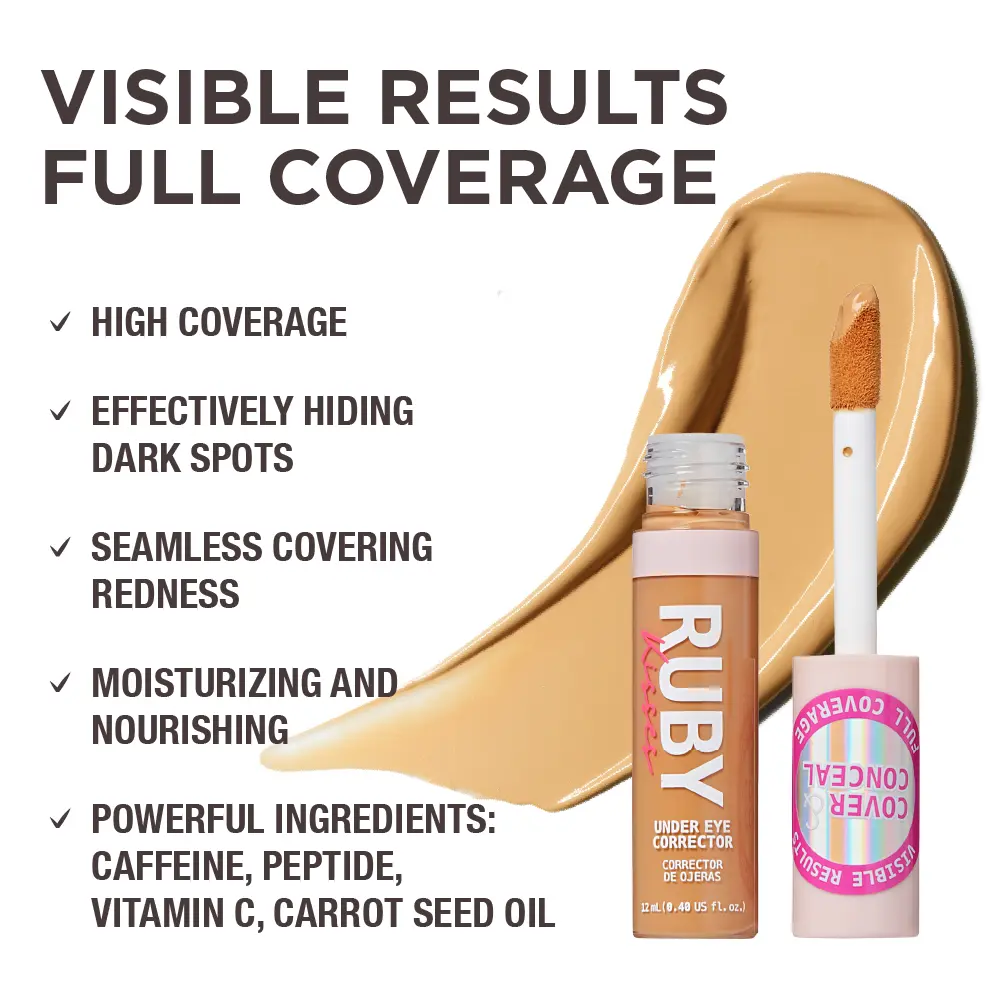 Ivy Beauty Full Coverage Under Eye Concealer for Dark Circles, Redness & Blemishes - Image 51