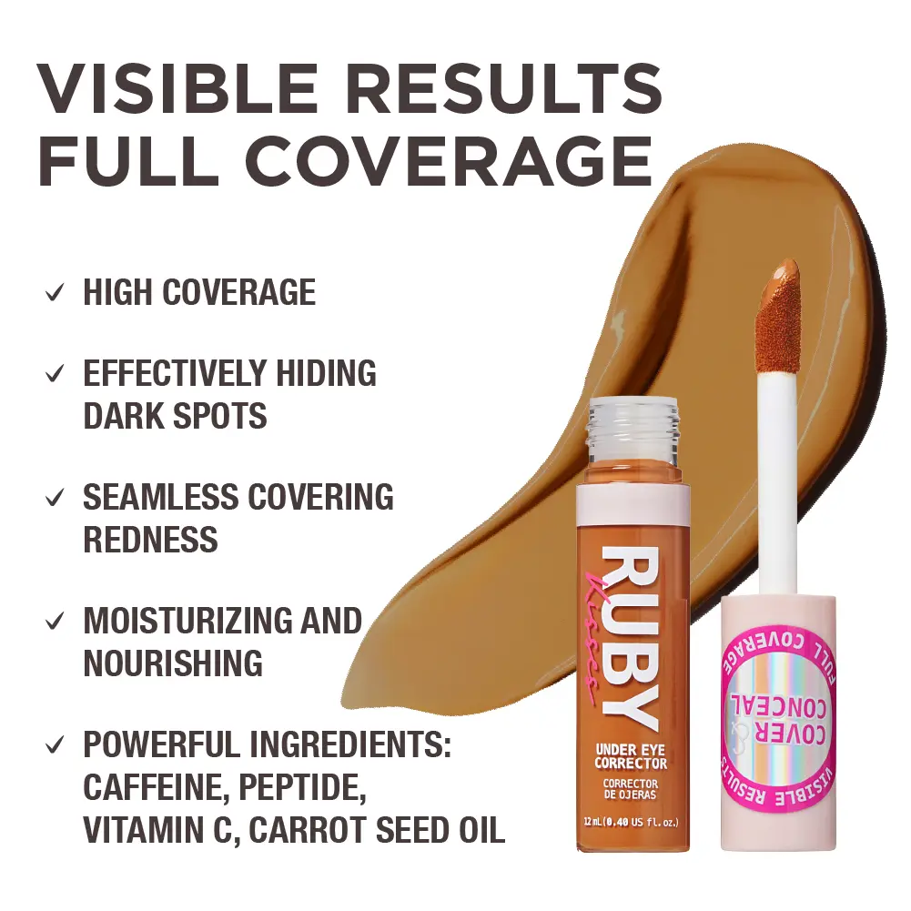 Ivy Beauty Full Coverage Under Eye Concealer for Dark Circles, Redness & Blemishes - Image 79