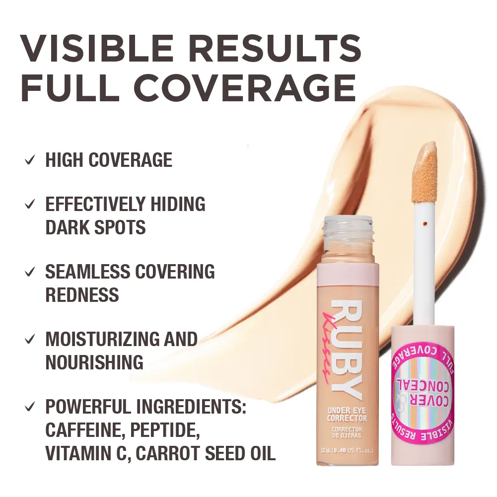 Ivy Beauty Full Coverage Under Eye Concealer for Dark Circles, Redness & Blemishes - Image 9