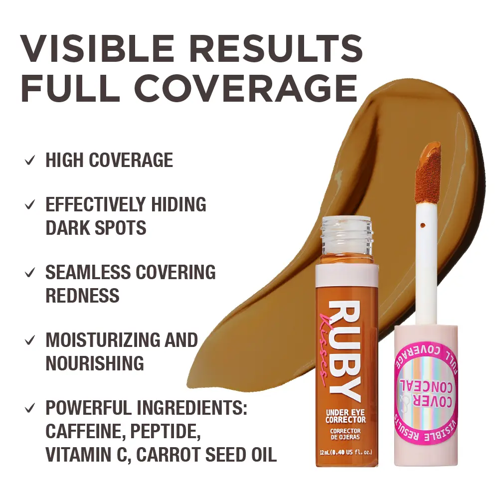 Ivy Beauty Full Coverage Under Eye Concealer for Dark Circles, Redness & Blemishes - Image 93