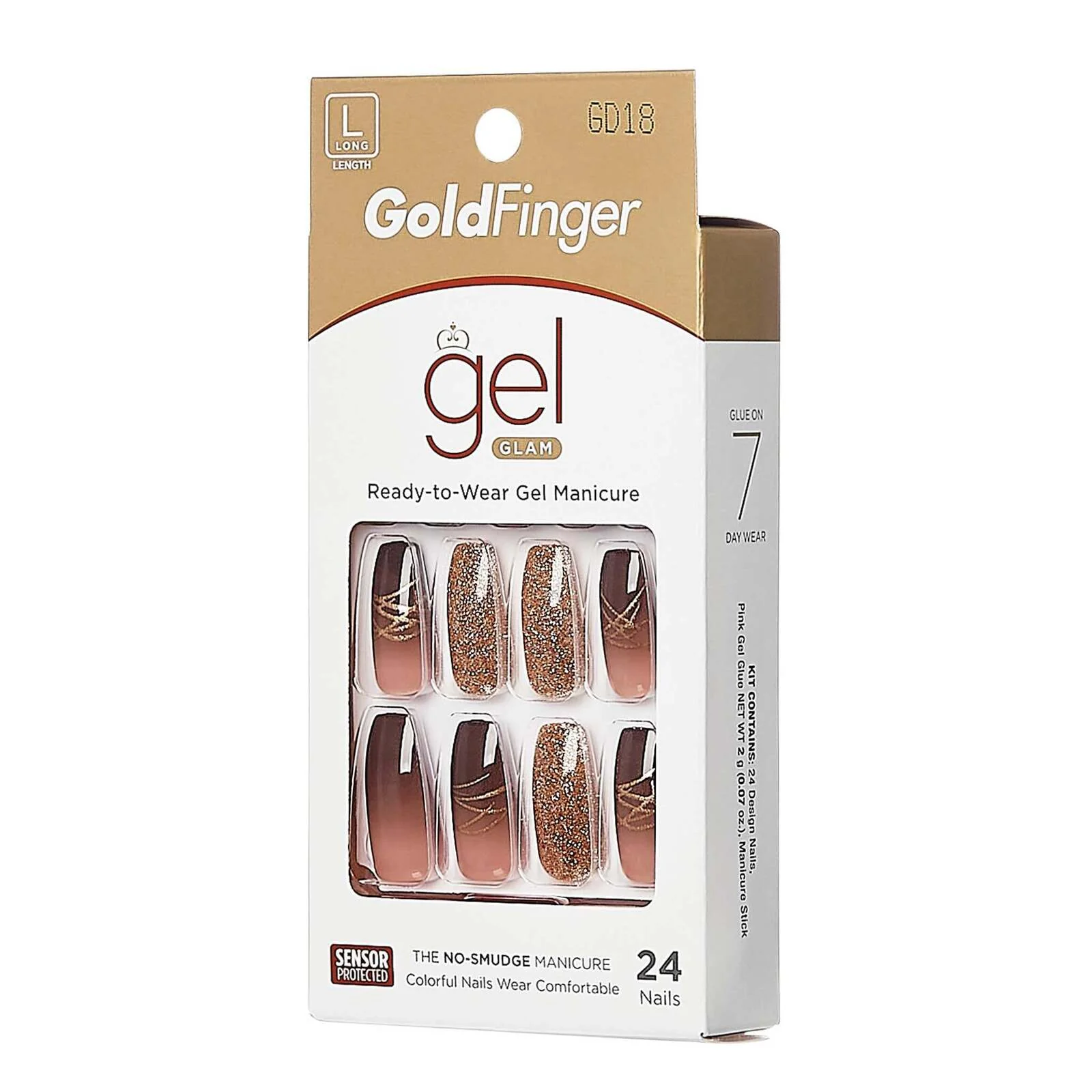 Gold Finger Gel Glam Design - Image 6