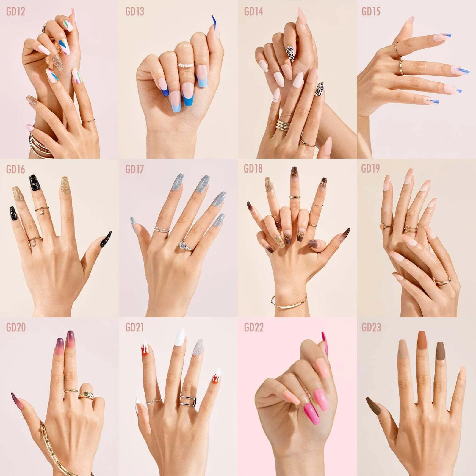 Gold Finger Gel Glam Design - Image 8