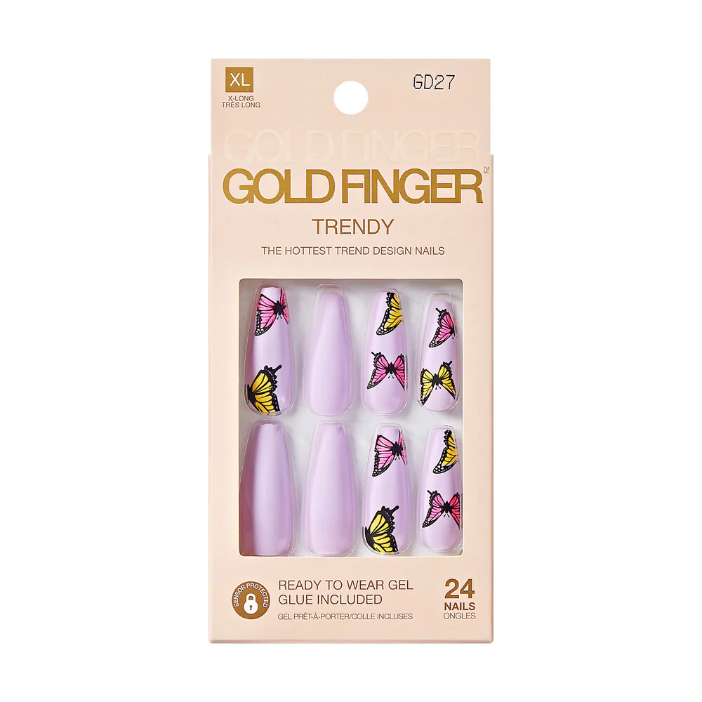 Gold Finger Gel Glam Design - Image 5