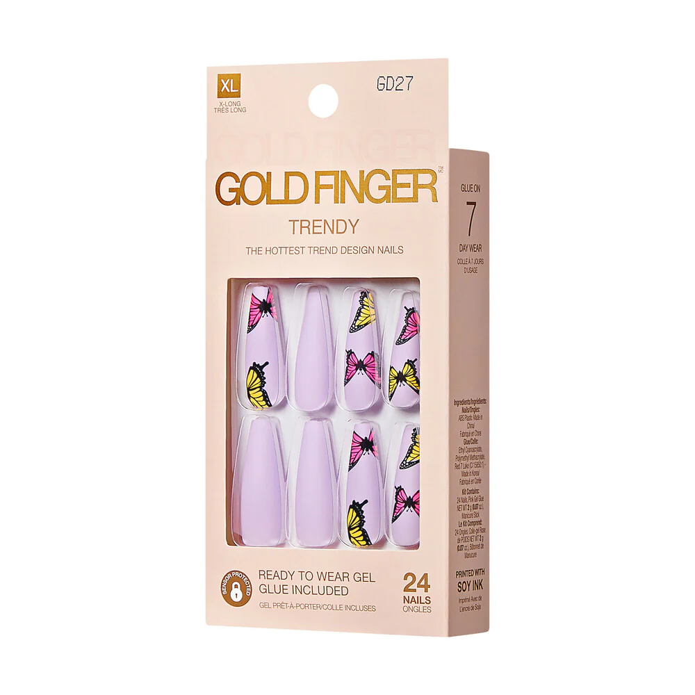 Gold Finger Gel Glam Design - Image 6