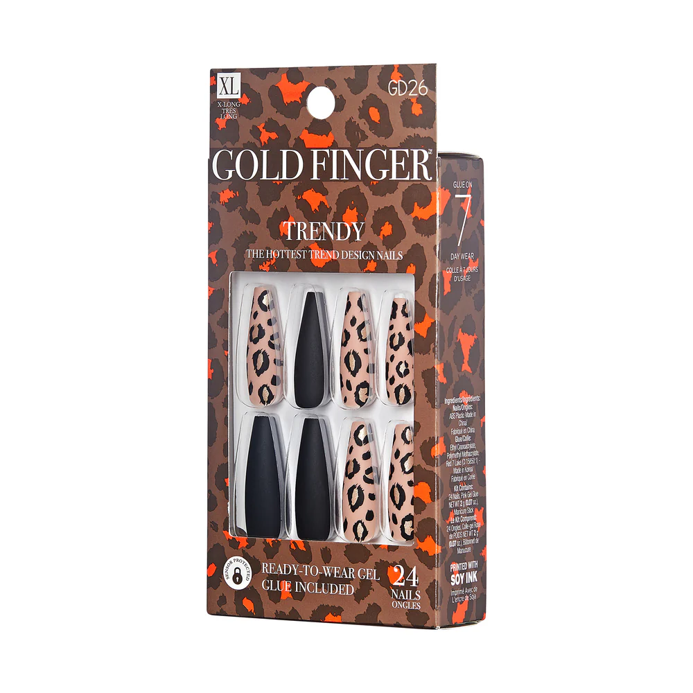 Gold Finger Gel Glam Design - Image 2