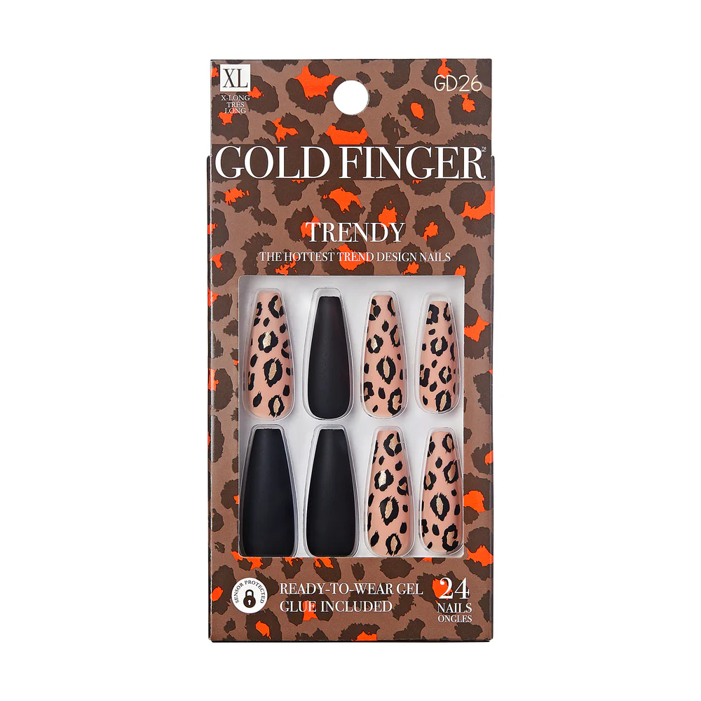 Gold Finger Gel Glam Design - Image 6