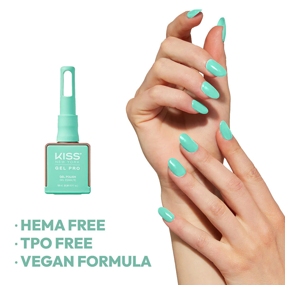 Kiss New York Gel Pro Nail Polish Core Colors - Apple Mint - Image 5