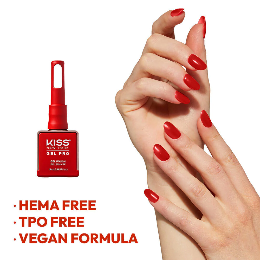 Kiss New York Gel Pro Nail Polish Core Colors - Are you Red-dy...? - Image 6