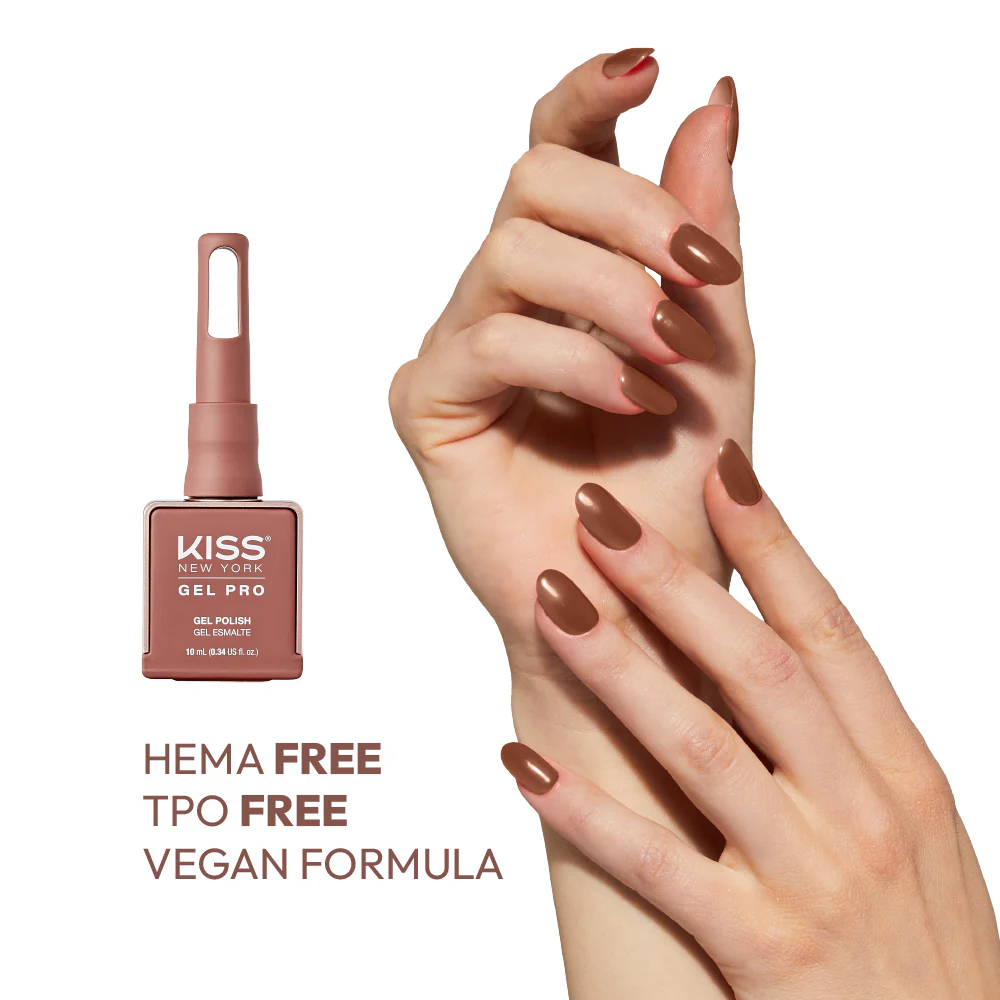 Kiss New York Gel Pro Nail Polish Core Colors - Cinnamon Bagel - Image 2