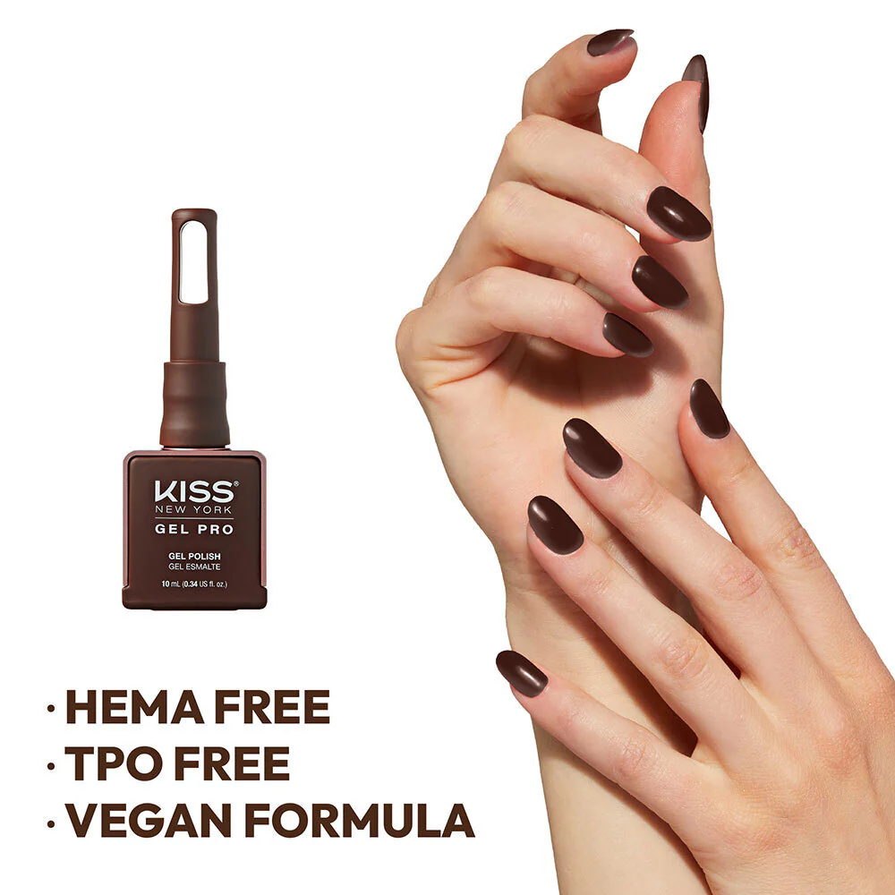 Kiss New York Gel Pro Nail Polish Core Colors - Cocoa Powder - Image 5
