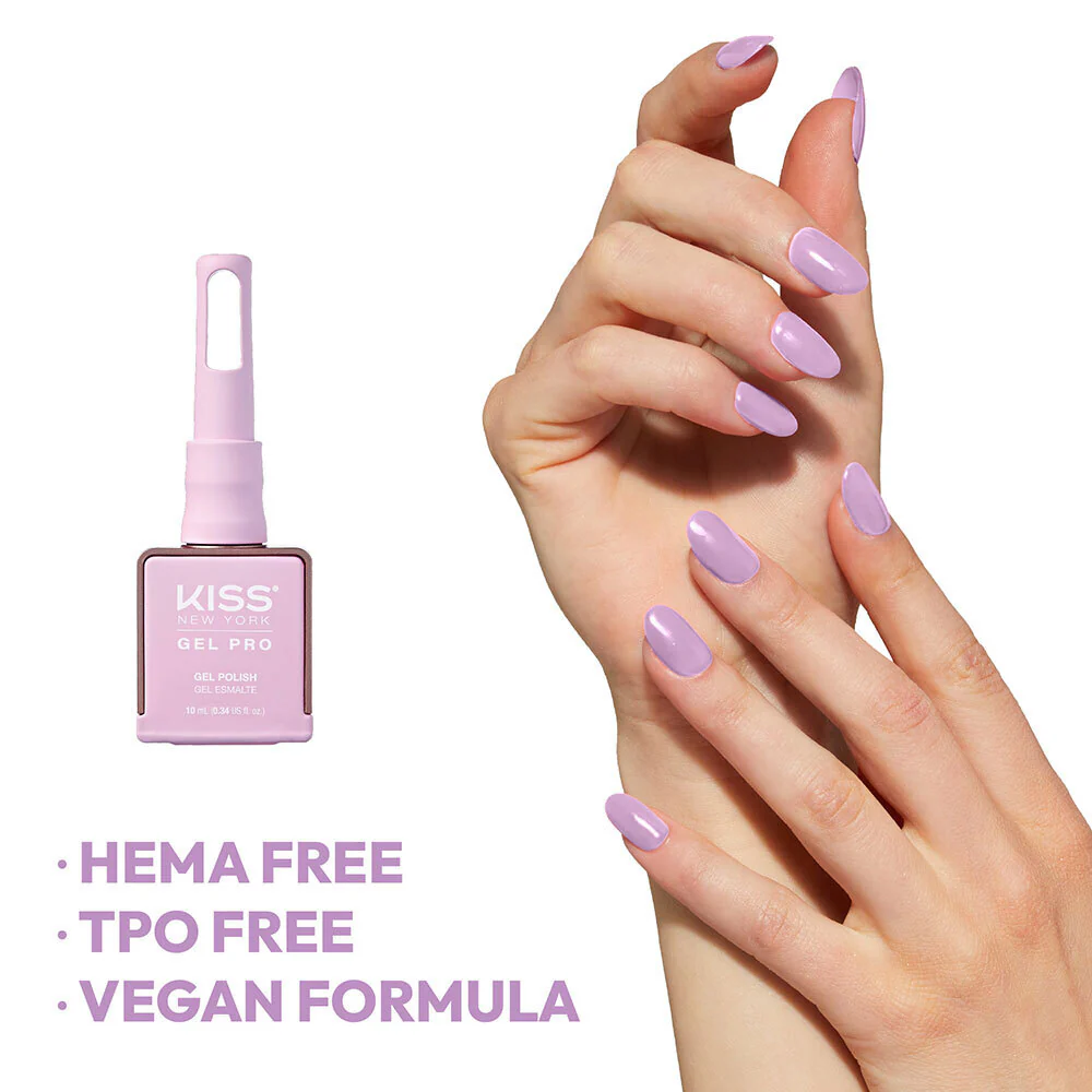 Kiss New York Gel Pro Nail Polish Core Colors - Do You Lav-ender a Rock? - Image 5