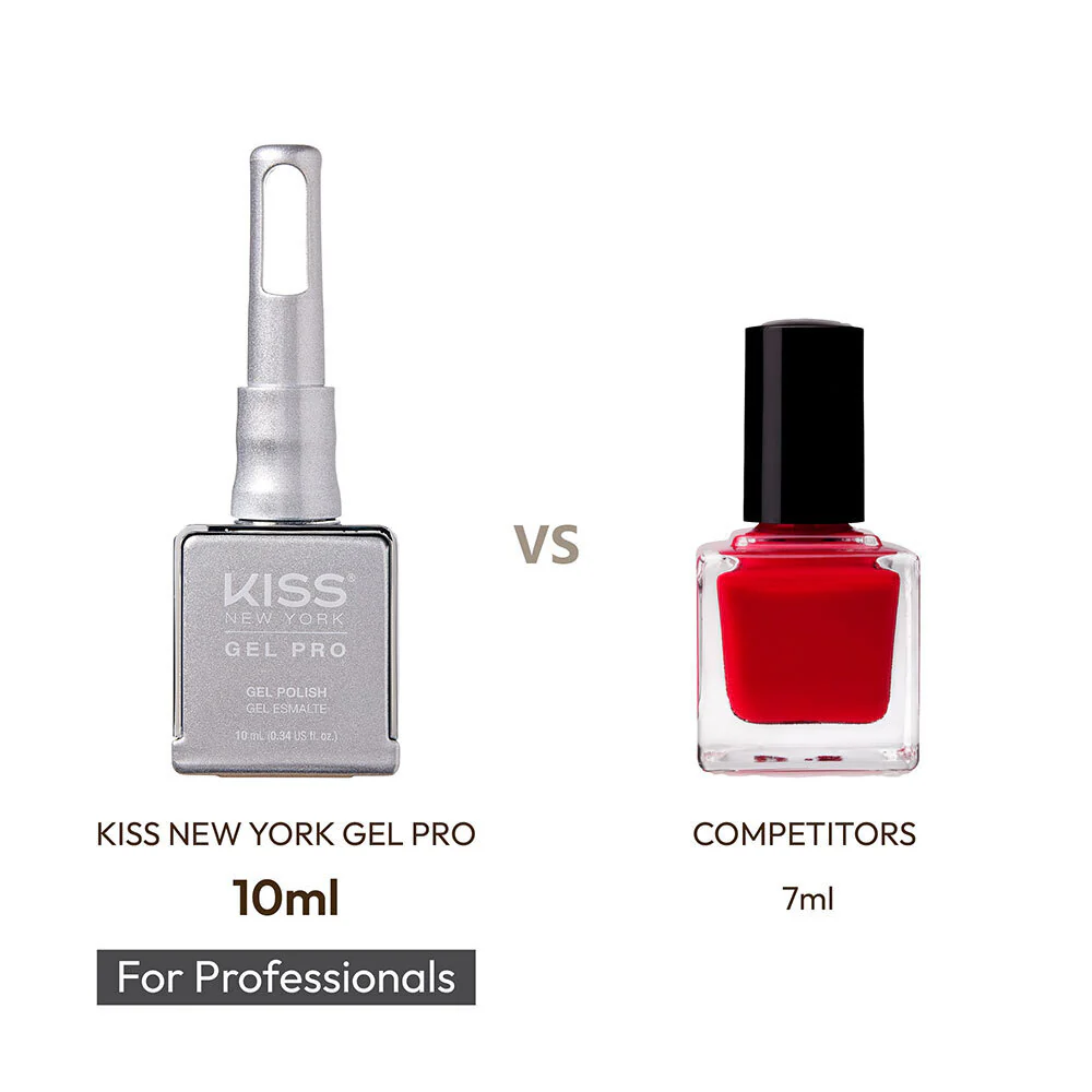 Kiss New York Gel Pro Nail Polish Core Colors - Glow Up - Image 6
