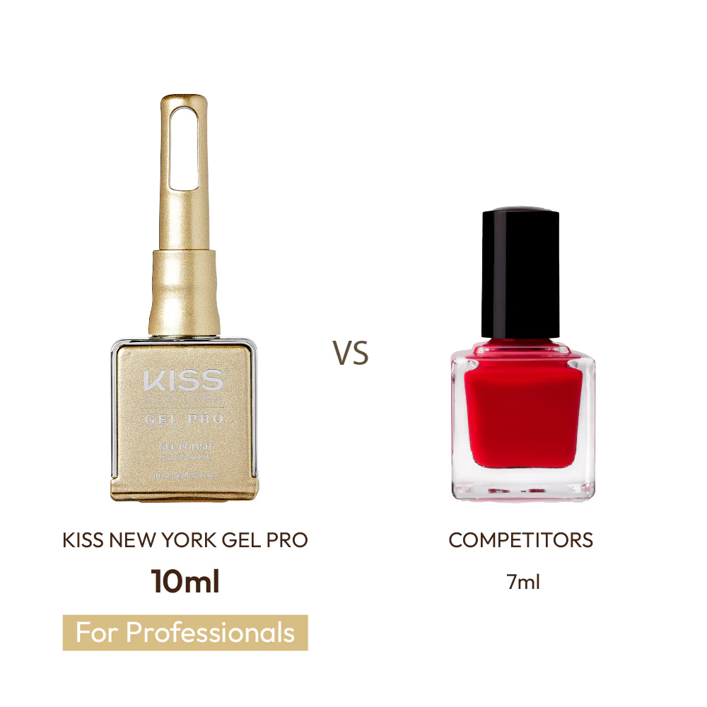 Kiss New York Gel Pro Nail Polish Core Colors - Gold Rush - Image 4