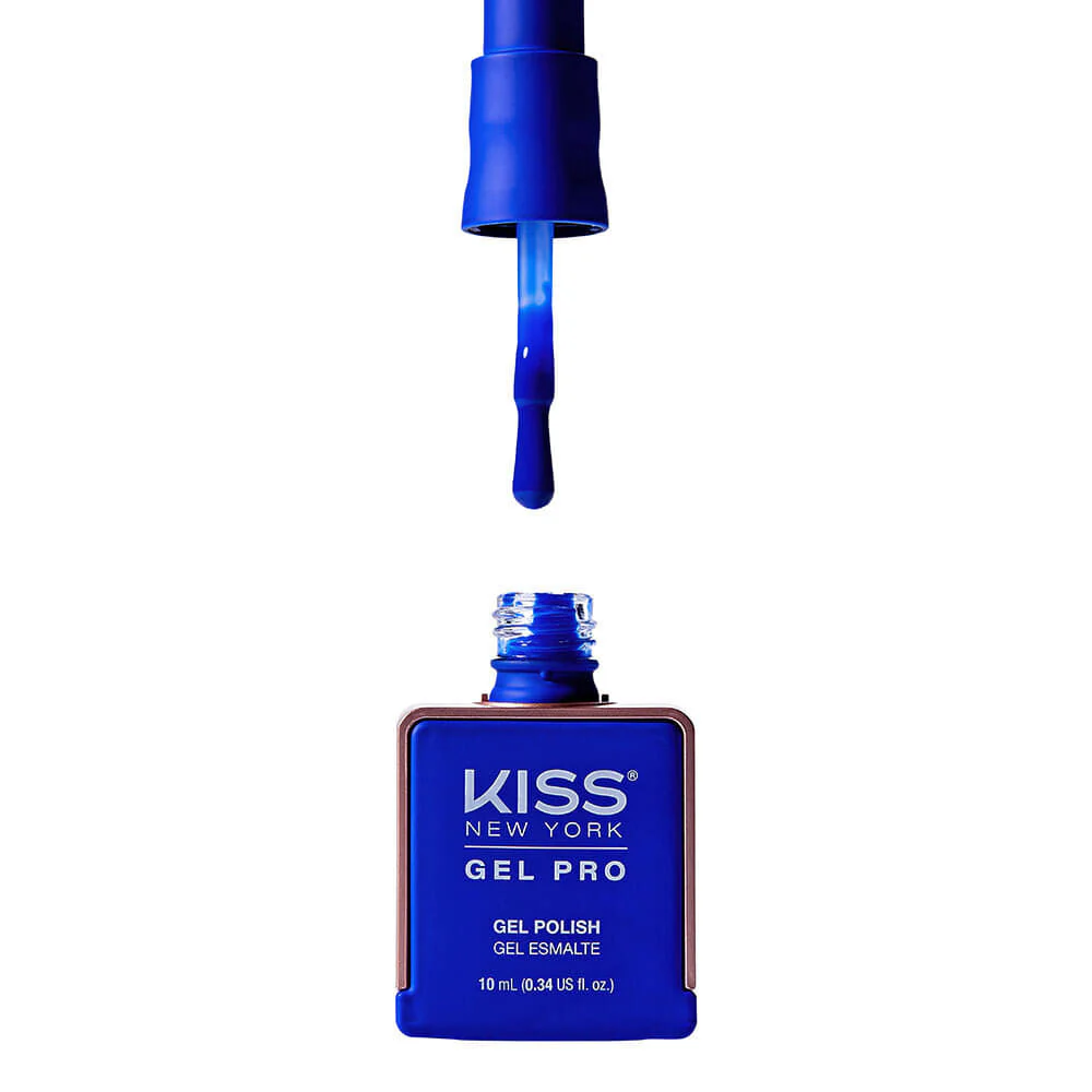 Kiss New York Gel Pro Nail Polish Core Colors - Just Blue - Image 3