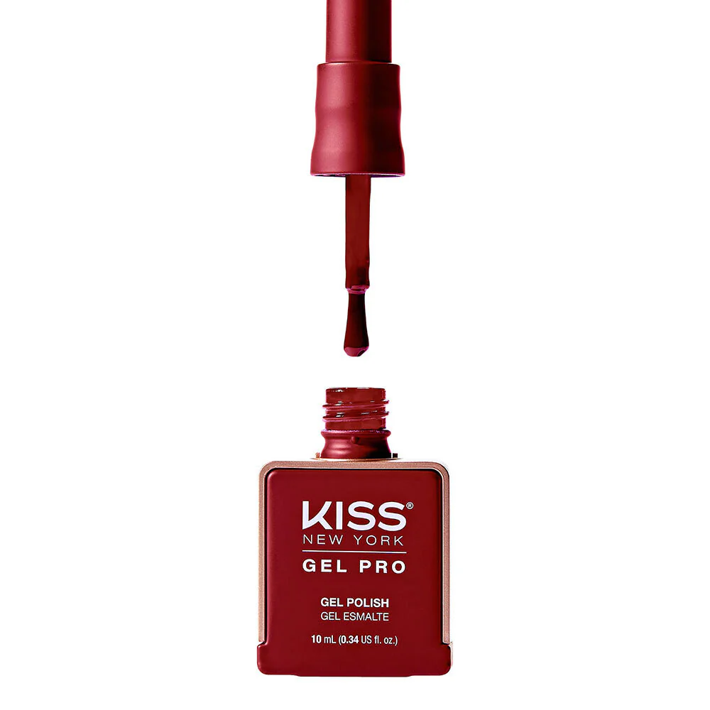 Kiss New York Gel Pro Nail Polish Core Colors - Merlot - Image 3