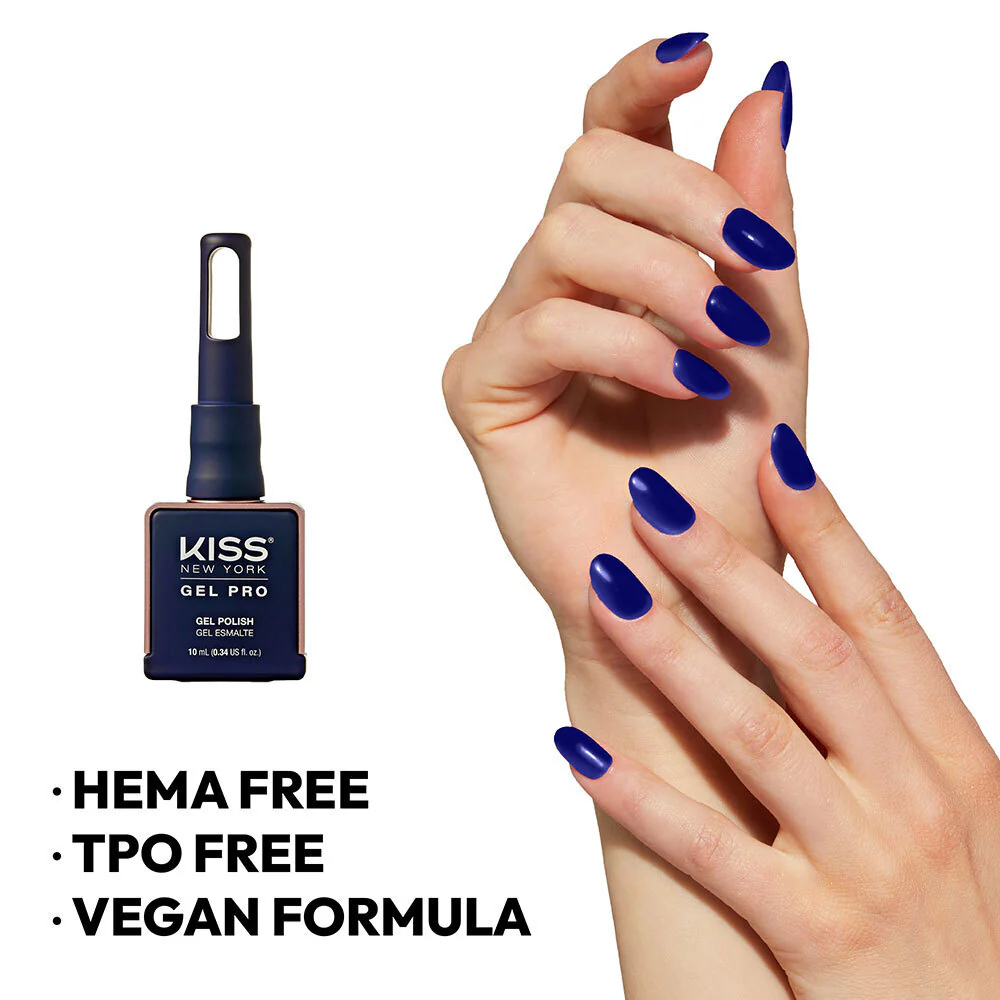 Kiss New York Gel Pro Nail Polish Core Colors - Midnight Rain - Image 5
