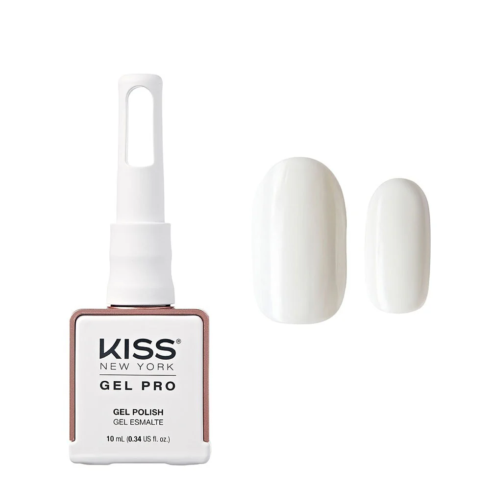 Kiss New York Gel Pro Nail Polish Core Colors - Paint It White