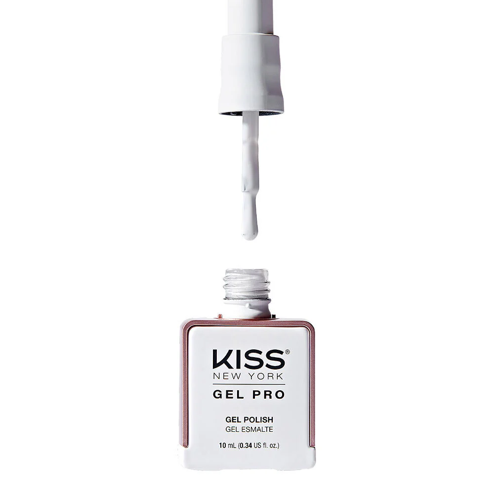 Kiss New York Gel Pro Nail Polish Core Colors - Paint It White - Image 3