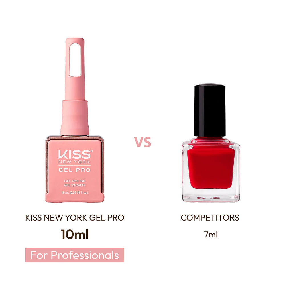 Kiss New York Gel Pro Nail Polish Core Colors - Pink Skies - Image 6