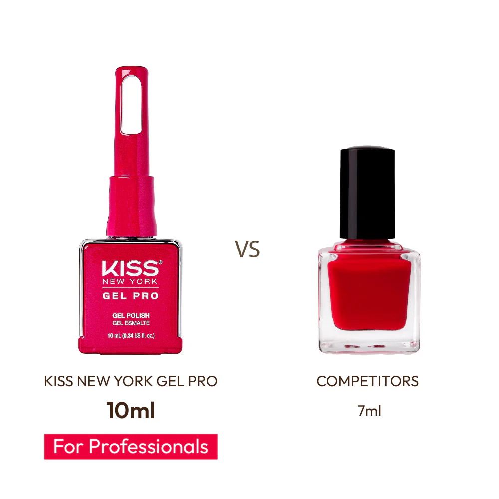 Kiss New York Gel Pro Nail Polish Core Colors - Rudolph's Nose - Image 4