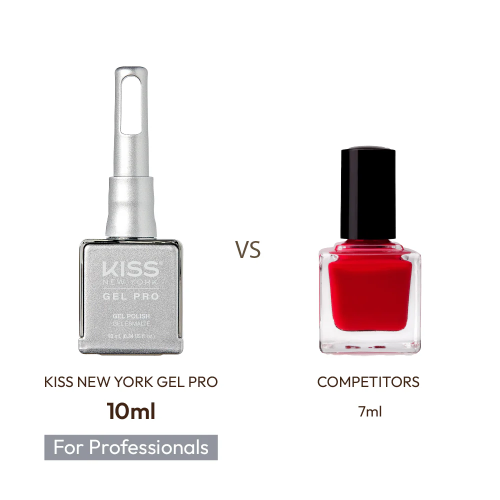 Kiss New York Gel Pro Nail Polish Core Colors - Silver Bells - Image 4